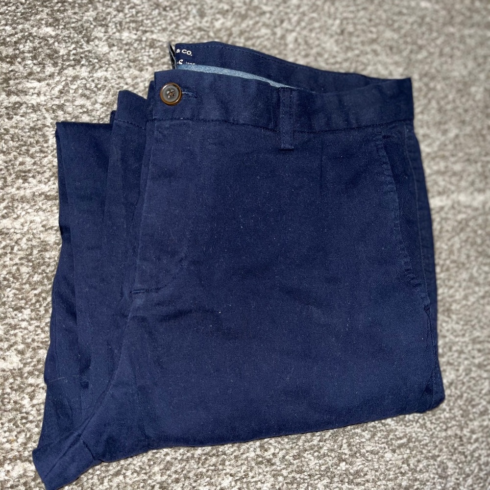 Mens BASS navy blue casual pants 34x34